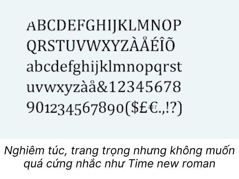 font chữ báo chí 8
